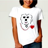 coton de tulear women T-shirt